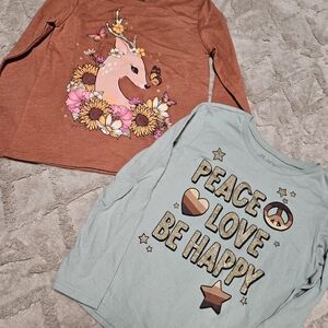 Kids Graphic Long Sleeve Shirts